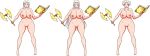 ale-mangekyo ale-mangekyo_(artist) areolae ass axe big_ass big_breasts book breasts commission edelgard_von_hresvelg female fire_emblem:_three_houses magic_book nipples nude purple_eyes pussy solo weapon white_hair