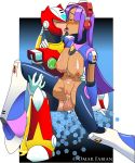 cum_in_pussy kissing layer_(rockman_x) mega_man mega_man_x omar_fabian vaginal zero_(rockman)