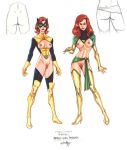 jean_grey marvel marvel_girl phoenix tcatt white_background x-men