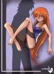 blush cum cum_inside homura_akai long_hair orange_hair sex swimsuit tokimeki_memorial tokimeki_memorial_2