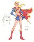 1girl 2006 dc dc_comics female female_only kara_zor-el solo supergirl superheroine superman_(series) tagme tcatt white_background