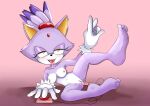 ahe_gao barefoot bbmbbf blaze_the_cat blush curling_toes furry mobius_unleashed palcomix sega small_breasts soles sonic_the_hedgehog_(series) toes tongue_out vibrator vibrator_in_ass