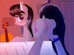 1girl anus ass blush cutie_mark earth_pony female female_only friendship_is_magic indoors looking_at_viewer my_little_pony nude octavia octavia_(mlp) octavia_melody pony pussy pussy_juice raised_tail solo standing tail vaginal_juices vibrator vibrator_in_pussy