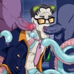 customer_service_(kirby) fellatio kirby_(series) tentacle_in_mouth tentacle_sex yaoi