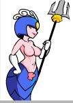 breasts mega_man nipples splash_woman topless white_background