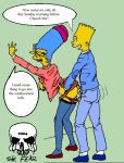 bart simpson from the simpsons by the fear