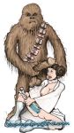  a_new_hope chewbacca princess_leia_organa star_wars wookiee 