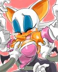 breast_grab breasts erect_nipples huge_breasts nipples rouge_the_bat sega sonic_(series) sonic_team tickle