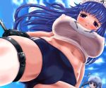  arin badbullet buruma cameltoe cosplay double_vertical_stripe erect_nipples gym_uniform navel pangya 