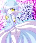 chest_jewel creatures_(company) game_freak gardevoir gen_3_pokemon green_hair hair_over_one_eye nintendo pokemon pokemon_(anime) pokemon_(creature) pokemon_(game) pokemon_(species) red_eyes shiny_pokemon simight