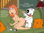  brian_griffin cocaine doggy_position family_guy lois_griffin stoned 