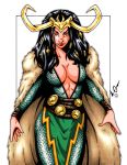  cleavage female garrett_blair gb2k genderswap lady_loki loki_(marvel) marvel thor_(series) 