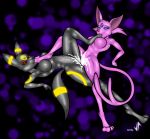 black_fur blacky_(pokemon) creatures_(company) eeveelution eifie_(pokemon) espeon espeon_(pokemon) furry game_freak gen_2_pokemon huge_breasts nintendo pokemon pokemon_(anime) pokemon_(creature) pokemon_(game) pokemon_(species) pokemorph purple_fur scissoring tail umbreon yuri