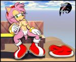 amy_rose sega solo sonic sonic_team text zetar02 zetar02_(artist)