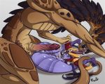 cum dragon dragon_pit drake_(league_of_legends) half-dragon half_dragon huge_penis league_of_legends shyvana