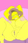 1girl big_breasts edna_krabappel pussy the_simpsons