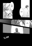  2boys bleach comic doujinshi fellatio handjob monochrome muscular_male szayel_aporro yaoi yylfordt_granz 