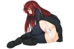  akari_himuro arao ass censored himuro_akari night_wizard panties school_uniform serafuku thighhighs underwear 