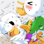  animal_crossing avian avian_humanoid pelly_(animal_crossing) pete_(animal_crossing) vaginal 