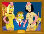  bart_simpson disnae joe_quimby the_simpsons yellow_skin 