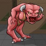  doom genderswap oniontrain oniontrain_(artist) pinky_demon_(doom) rule_63 