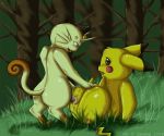  meowth pikachu pokemon zanthia zanthu 