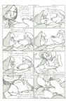  big_bad_wolf carli comic eric_schwartz furry little_red_riding_hood monochrome spike_(furafterdark) storybook_romance text 