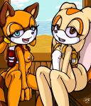  cream_the_rabbit female_only marine_the_raccoon sega sonic sonic_*(series) sonic_the_hedgehog_(series) sonicdash 