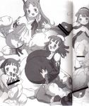  alouette comic culotte disgaea eclair etna flonne la_pucelle la_pucelle_tactics monochrome prier priere tagme 