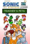 amy_rose archie_comics bunnie_rabbot comic fbz miles_"tails"_prower multiple_tails sally_acorn sega sonic_(series) sonic_team tail teacher's_pets text