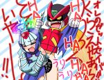  cyber_elf cyber_elf_x fairy_leviathan imminent_rape mega_man mega_man_zero screaming torn_clothing zero 