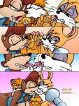 archie_comics bunnie_rabbot comic fbz miles_"tails"_prower sally_acorn sega sonic sonic_team tail teacher's_pets text