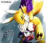  bondage clothespin digimon impmon renamon vixen_tamer vixentamer_(artist) 