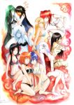 9girls areola bandage bandages bikini black_hair blonde_hair blue_hair breasts corpse deidara deviantart digital_media_(artwork) doll_joints female female_only genderswap green_hair hidan hoshigaki_kisame human itachi_uchiha kakuzu kisame_hoshigaki konan long_hair mask monster_girl naruto naruto_shippuden nipples obito_uchiha one-piece_swimsuit orange_hair pain_(character) pain_(naruto) patches pein penis red_hair rinnegan rule_63 sarashi sasori school_swimsuit short_hair swimsuit tobi watapoku watapoku_(artist) zetsu