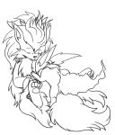 arcanine booster_(pokemon) creatures_(company) eeveelution fire_type_pokemon flareon furry game_freak gen_1_pokemon monochrome nintendo orange_fur pokemon pokemon_(anime) pokemon_(creature) pokemon_(game) pokemon_(species) tail