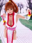 3d animated armpit bounce bouncing_breasts breasts dancing dead_or_alive gif hair kasumi kasumi_(doa) lipstick loop swaying_breasts