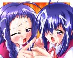  ayase_yue censored cum fellatio mahou_sensei_negima mahou_sensei_negima! miyazaki_nodoka negima nodoka_miyazaki oral penis yue_ayase 