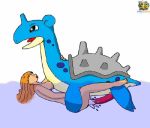 ass breasts cum cum_drip cum_inside erection huge_breasts internal_cumshot kasumi_(pokemon) lapras misty nude penis pokemon surfing_charizard underwater vaginal