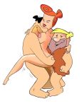  animated barney_rubble double_penetration fred_flintstone gif hanna-barbera loop standing_sex the_flintstones wilma_flintstone 