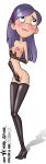  blush darkstar disney female_masturbation female_only fingering fingering_self full_body killerx masturbation pixar self_fondle tall_image the_incredibles violet_parr 