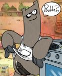  cartoon_network chowder_(series) cumming_penis flashing looking_at_viewer penis shnitzel zippo 