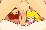 1futa 1girl 1girl1futa ass duplichance futanari futanari_on_female futanari_with_female kiss_mark lipstick lipstick_mark lipstick_on_penis nintendo nipples princess_daisy princess_peach pussy super_smash_bros. vaginal vaginal_penetration