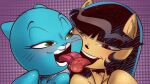 2_girls 2d animated anthro bed breast_sucking breasts cartoon_network cat crossover female_only furry kissing kitty_katswell leviathan103 mature_female milf mp4 nickelodeon nicole_watterson nipples no_sound nude pussy sex t.u.f.f._puppy tagme the_amazing_world_of_gumball video wagner yiff yuri