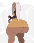  1boy androgynous brown_hair butt_expansion dat_ass gigantic_ass original_character shaylee trap yelftea 