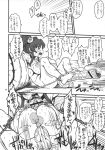 ahegao big_breasts big_penis bondage comic dark_skin doujinshi futanari hyper_penis japanese martian_successor_nadesico monochrome nadesico radiohead_(artist) ruri_hoshino sex_toy theseus_no_fune_(doujinshi) urethral_insertion