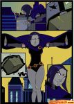  comic comics-toons dc_comics dcau okunev raven_(dc) raven_vs_slade teen_titans 