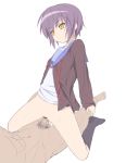nagato yuki from suzumiya haruhi no yuuutsu by nnyu