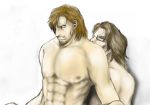 2boys bara yaoi human male male_only metal_gear_solid multiple_boys muscle nude otacon solid_snake tagme