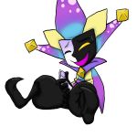  cum dimentio jester nintendo super_mario_bros. super_paper_mario white_background 