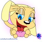  blonde_fur blue_eyes brandy_and_mr._whiskers brandy_harrington disney furry leafymushroom lick open_mouth wtf 